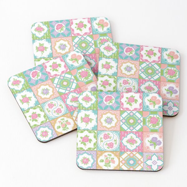 Item preview, Peranakan Floral Tiles Pattern designed and sold by YoungLWorkshop.