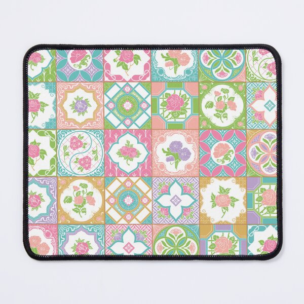 Item preview, Peranakan Floral Tiles Pattern designed and sold by YoungLWorkshop.