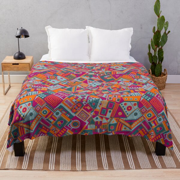 Item preview, Abstract pattern about life in a city designed and sold by Sonja Birkelbach.