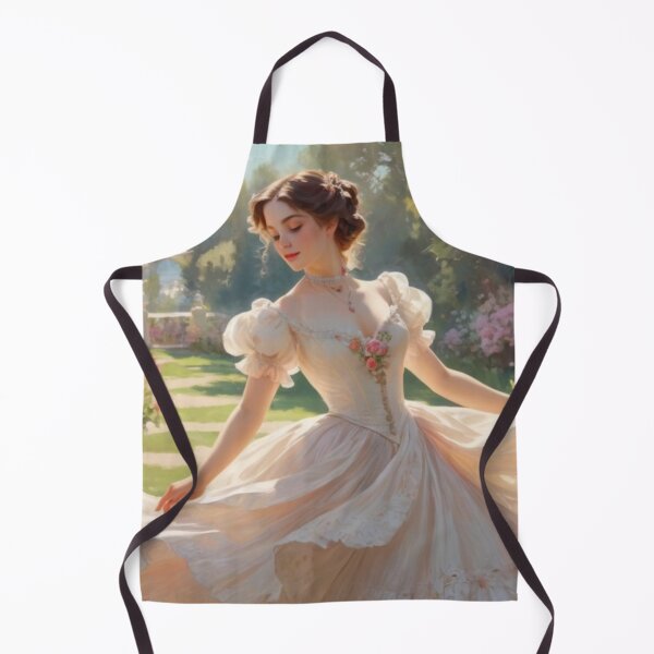 Item preview, Impressionist Elegance: Victorian Lady Dancing Amidst Flowers designed and sold by BlareBlare.