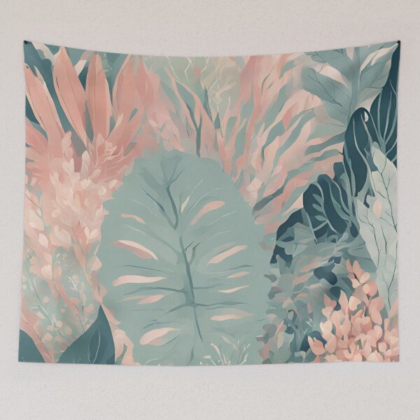Item preview, Tropical Oasis - Tranquil Greenery designed and sold by Line in Bloom.