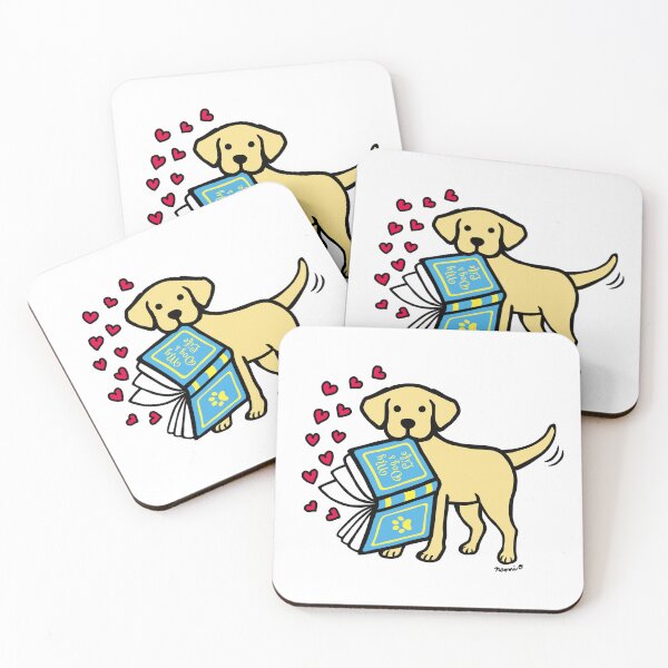 Item preview, Yellow Labrador Book Of Love designed and sold by HappyLabradors.