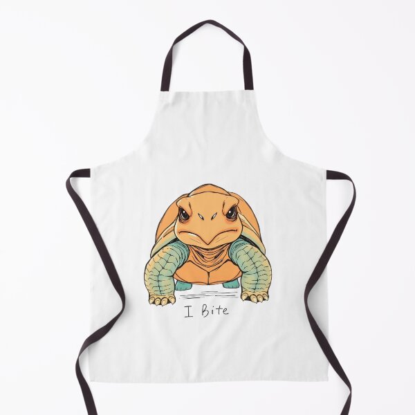 Item preview, Grumpy Turtle "I Bite" Sticker – Funny and Fierce designed and sold by enerjik.