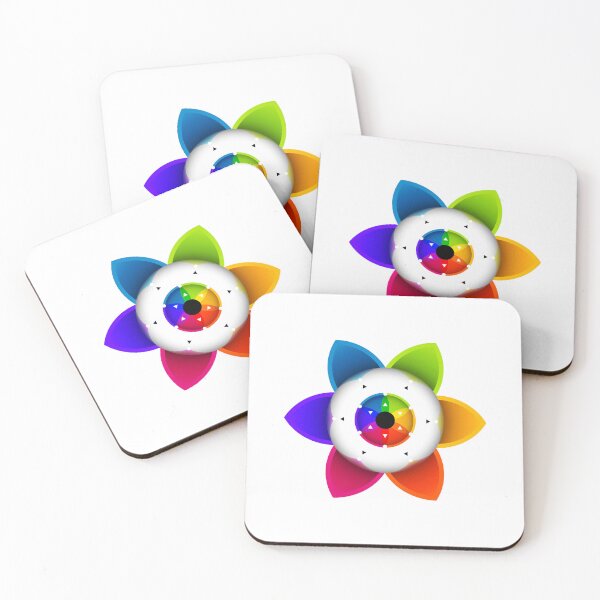 Item preview, ⚪️ Awareness Eye Flower | Sacred Compass | Clean White Fill_FIT designed and sold by Re.SOURCE.