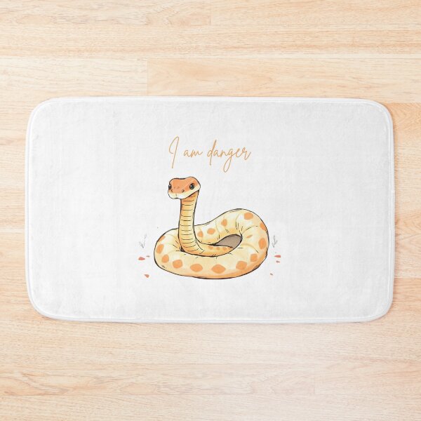 Item preview, Fierce Snake "I Am Danger" Sticker – Bold and Striking designed and sold by enerjik.