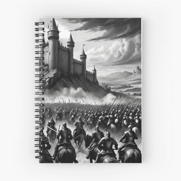 Item preview, Epic Medieval Battle Scene - Legendary Warrior Art designed and sold by Pickmash.
