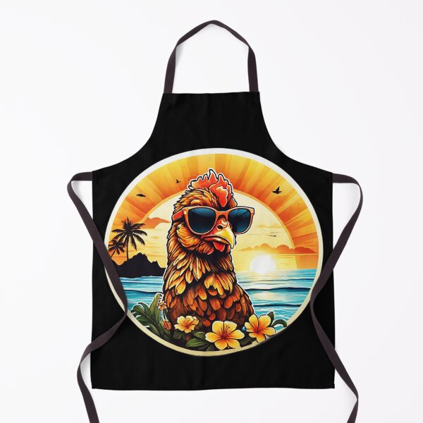 Item preview, Cool Chick with Sunglasses on a Hawaii Beach with Orchids designed and sold by NautiChic.