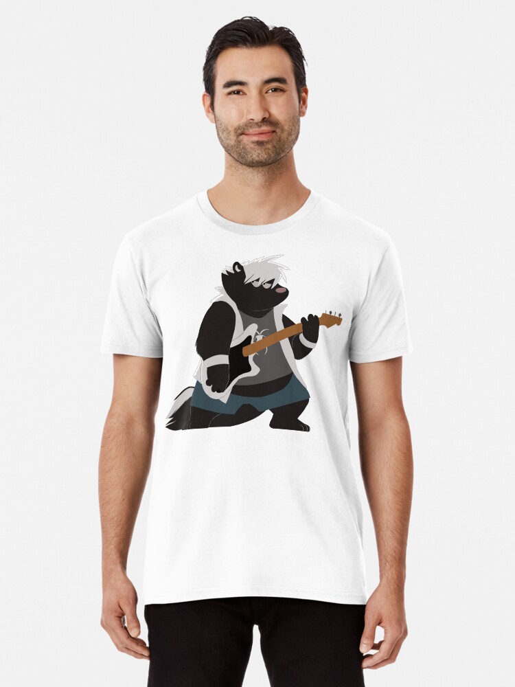 Thumbnail 1 von 6, Premium T-Shirt, Gunther Skunk Bassist designt und verkauft von RodneyBearArts.