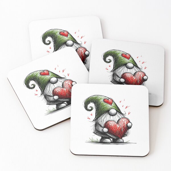 Item preview, Valentine's Day Gnome No.2 designed and sold by Gentle40Winks.