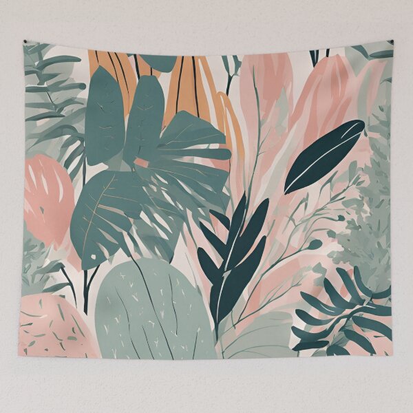 Item preview, Tropical Tapestry - Lush Botanical Pattern designed and sold by Line in Bloom.