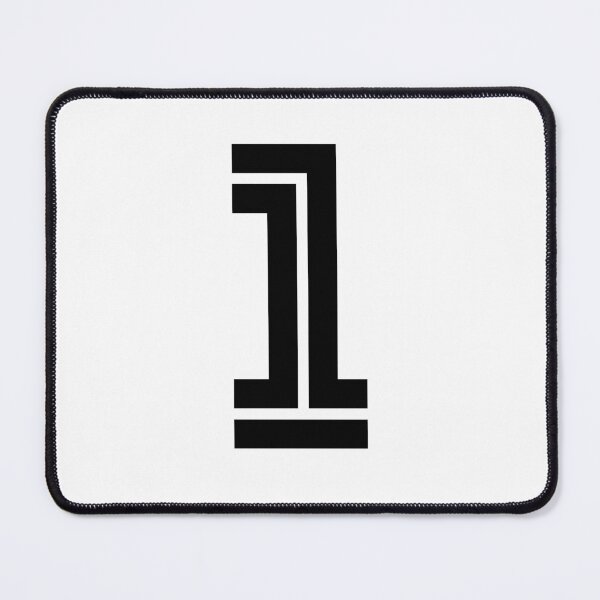 Item preview, No. 1 / Player Number One / Football Player Number 1 (Black) designed and sold by STUDIO-72.