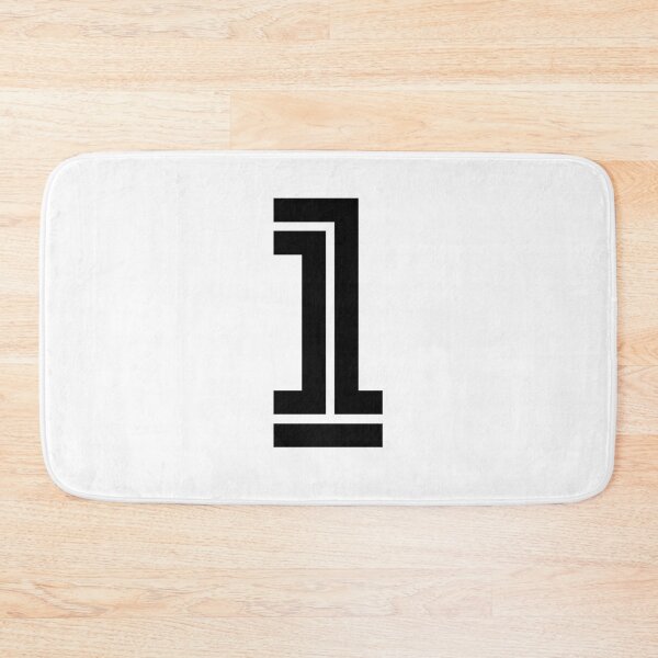 Item preview, No. 1 / Player Number One / Football Player Number 1 (Black) designed and sold by STUDIO-72.
