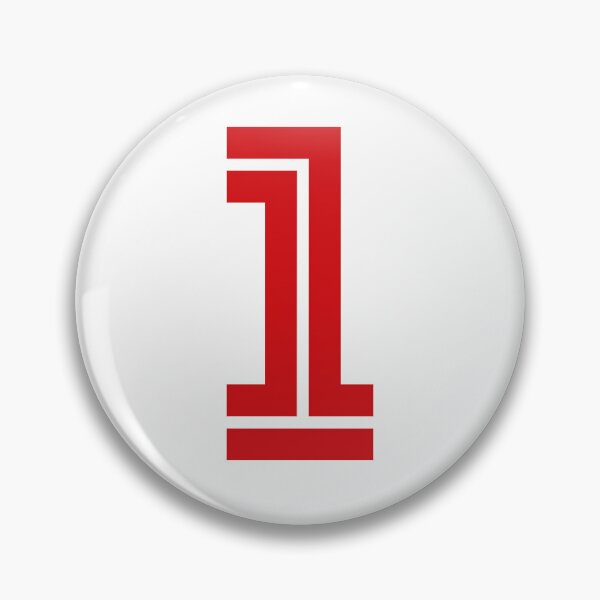 Item preview, No. 1 / Player Number One / Football Player Number 1 (Red) designed and sold by STUDIO-72.