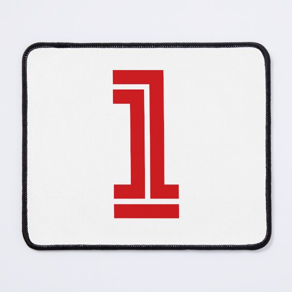 Item preview, No. 1 / Player Number One / Football Player Number 1 (Red) designed and sold by STUDIO-72.