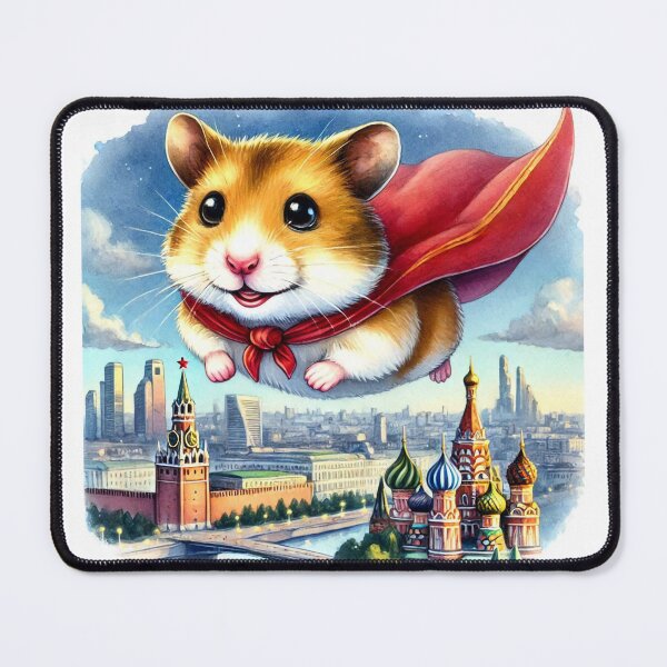 Item preview, Hamster over Moscow designed and sold by Gentle40Winks.