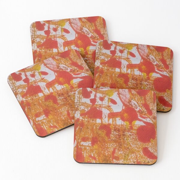 Artikelvorschau, Orangefarbenes Flare-Gelli-Druckdesign entworfen und verkauft von Twisted Mule.
