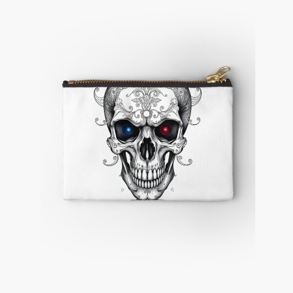Item preview, Red Eye Blue Eye Skull designed and sold by SecretSkulls.
