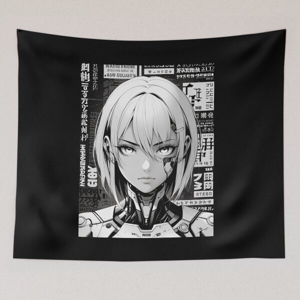 Item preview, Cyborg Girl designed and sold by ArtCraftLab.