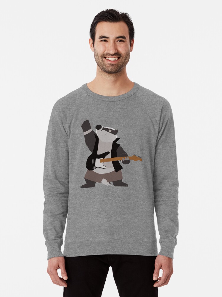Thumbnail 1 von 5, Leichter Pullover, Benjamin Badger, Gitarrist designt und verkauft von RodneyBearArts.