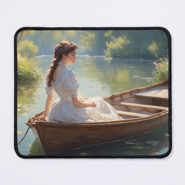 Item preview, Victorian Serenity: A Boat Ride Amidst Nature's Beauty designed and sold by BlareBlare.