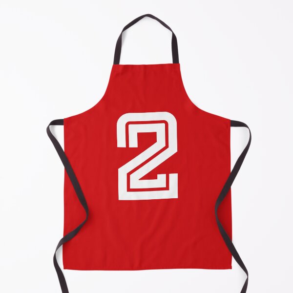 Item preview, No. 2 / Player Number Two / Football Player Number 2 (White on Red) designed and sold by STUDIO-72.
