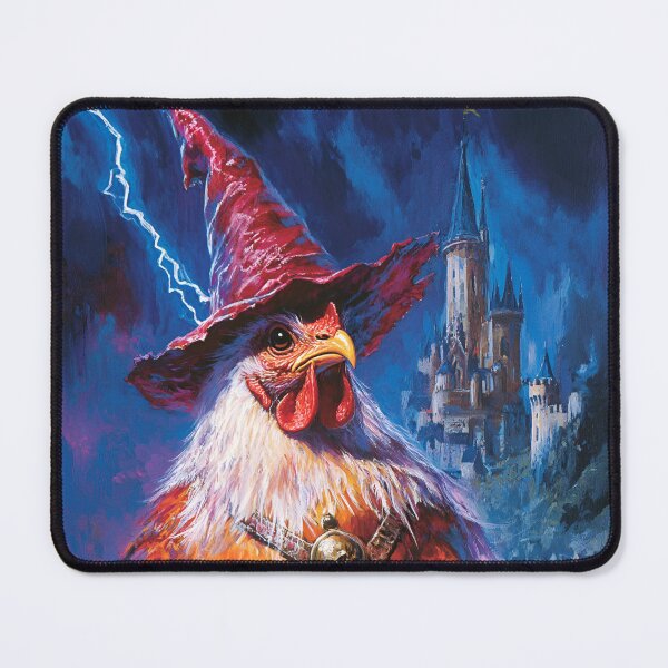 Item preview, Dark Fantasy Wizard Chicken Rooster designed and sold by RockFireMerch.