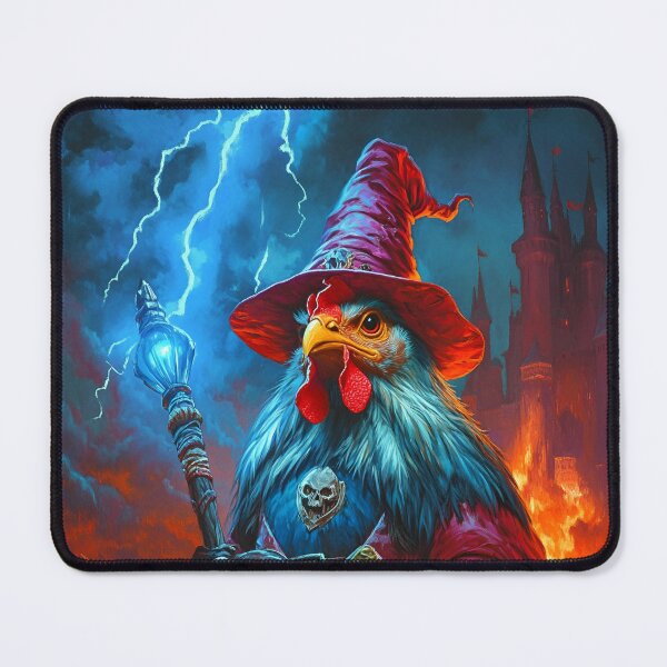 Item preview, Retro Fantasy Magical Chicken designed and sold by RockFireMerch.
