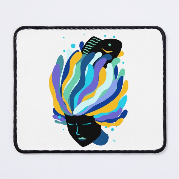 Item preview, Aquarius fish girl designed and sold by Paintbase.
