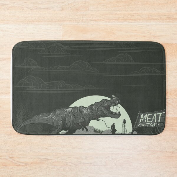 Item preview, The butcher and t-rex at meat factory designed and sold by Verro Riezie.