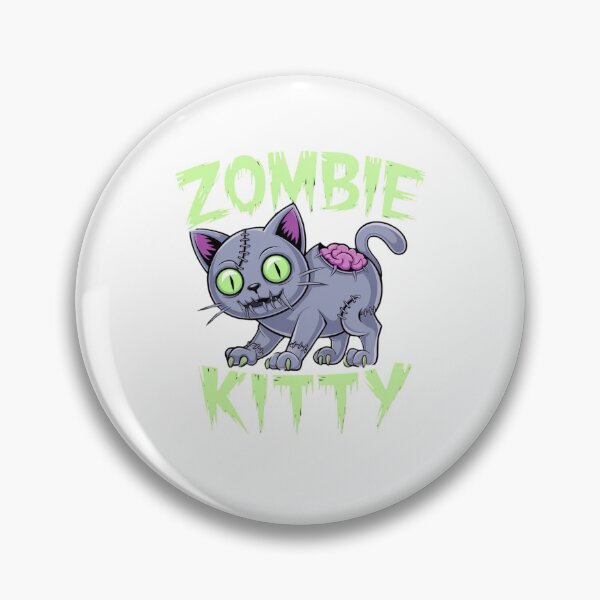 Item preview, zombie kitty designed and sold by Mateusz Majcherek.