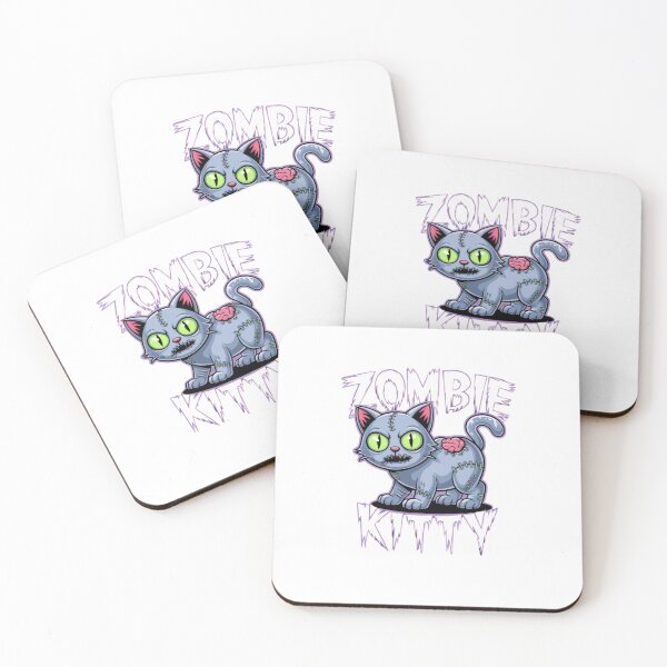 Item preview, zombie kitty designed and sold by Mateusz Majcherek.