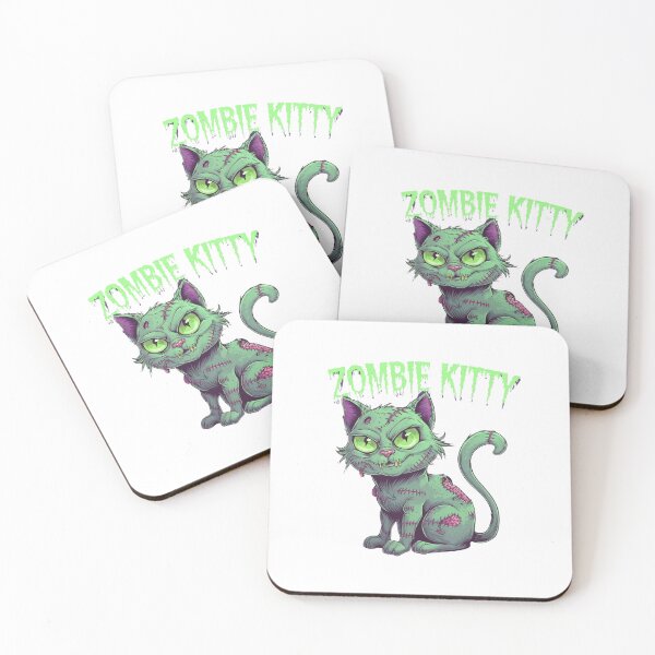 Item preview, zombie kitty designed and sold by Mateusz Majcherek.