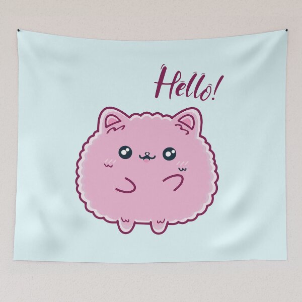Item preview, pink Happy Gugu says hello! designed and sold by Esinald.