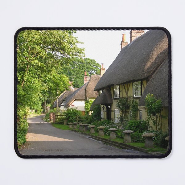 Item preview, A Village Street in Wherwell, Hampshire UK designed and sold by lezvee.