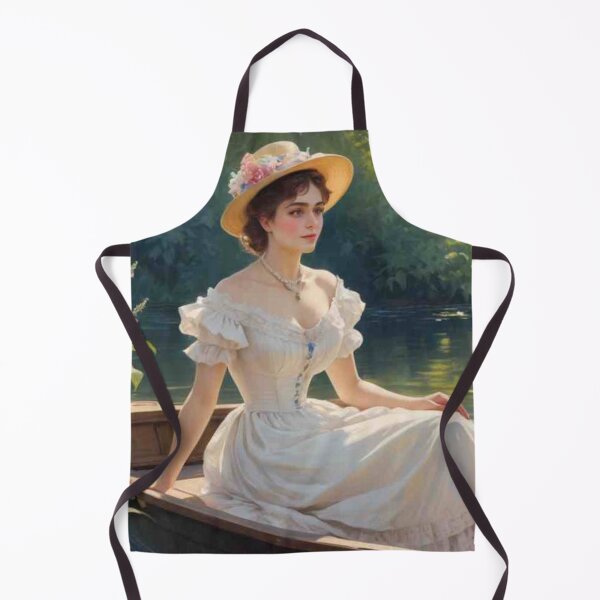 Item preview, Timeless Journey: Victorian Lady in a Boat on the River designed and sold by BlareBlare.