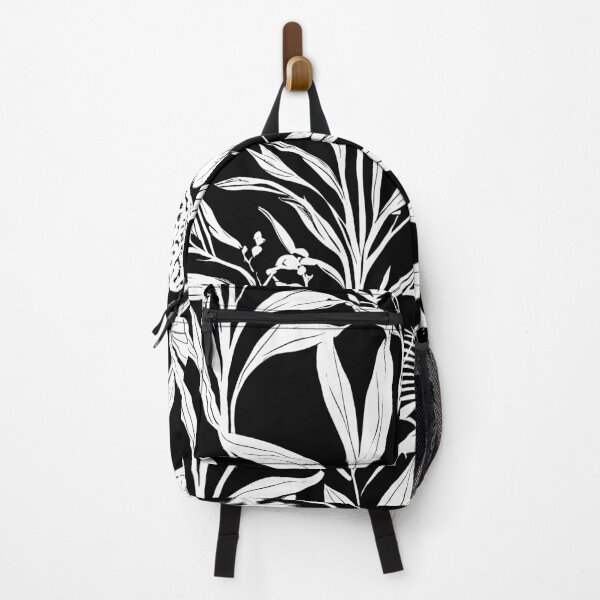 Item preview, Tropical Forest - Black and White Leaf Pattern designed and sold by Line in Bloom.