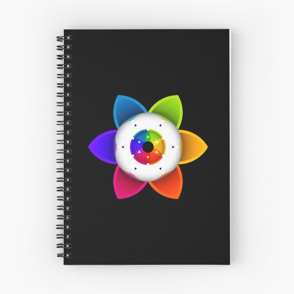 Item preview, ⚫️ Awareness Eye Flower | Sacred Compass | Clean Black Fill_FIT designed and sold by Re.SOURCE.