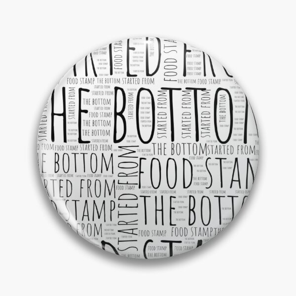 Item preview, Started from the Food Stamp – Motivational Hustle Design designed and sold by GGtiger.