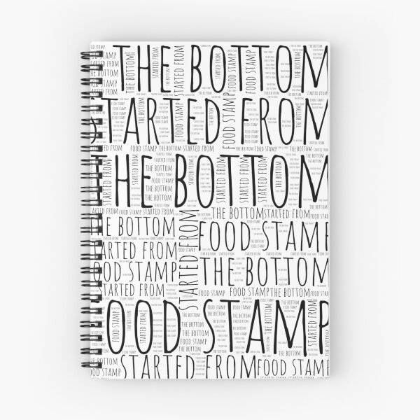 Item preview, Started from the Food Stamp – Motivational Hustle Design designed and sold by GGtiger.