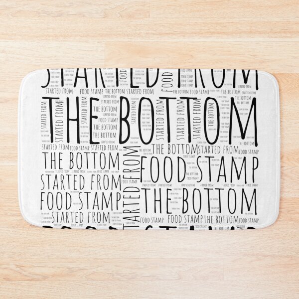 Item preview, Started from the Food Stamp – Motivational Hustle Design designed and sold by GGtiger.