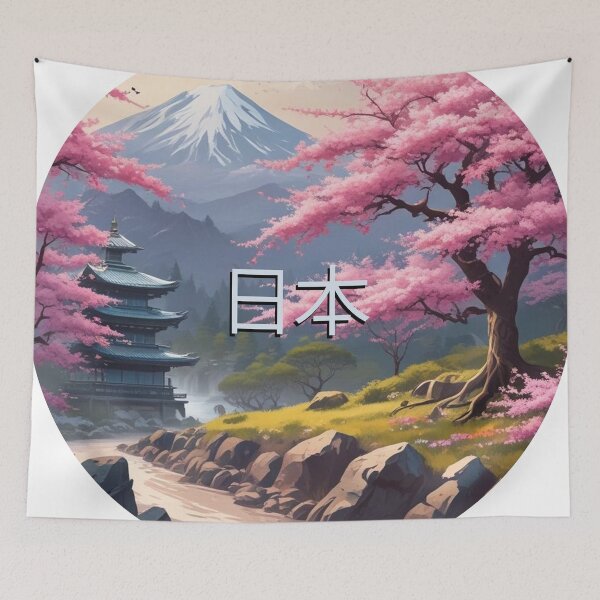 Item preview, Japan landscape designed and sold by Only Good Vibes.