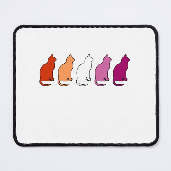 Item preview, Pride Lesbian Flag cat Cute Adorable Lesbian Subtle Art designed and sold by House Sparrow.