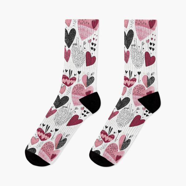 Item preview, Illustration of hearts with various patterns for Valentine's Day designed and sold by celiacreatec.