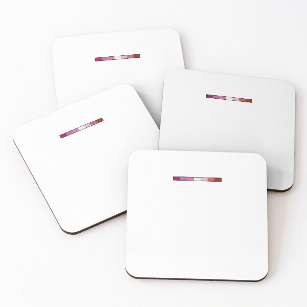 Item preview, Pride Lesbian Flag strip Cute Adorable Lesbian Subtle Art designed and sold by House Sparrow.