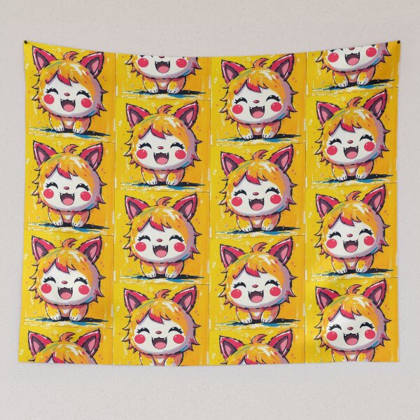 Item preview, Fun 3d Art Monster Wallpaper Design Cute  designed and sold by ART ATTACK ZONE.