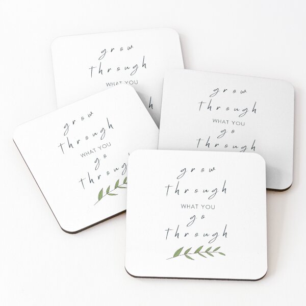 Item preview, Grow Through What You Go Through - Motivational Quote designed and sold by Stans-Shop.