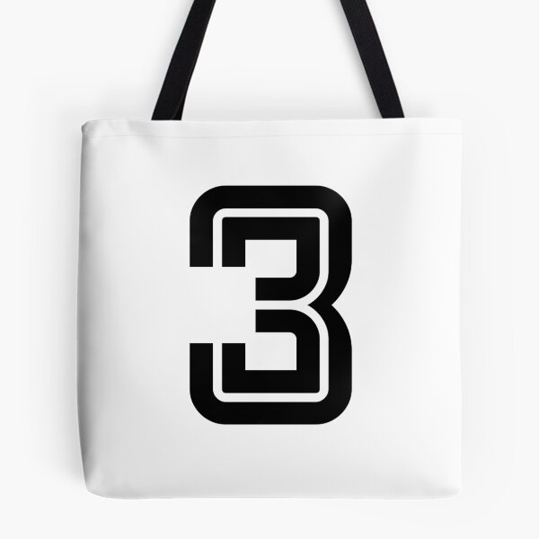 Item preview, No. 3 / Player Number Three / Football Player Number 3 (Black) designed and sold by STUDIO-72.