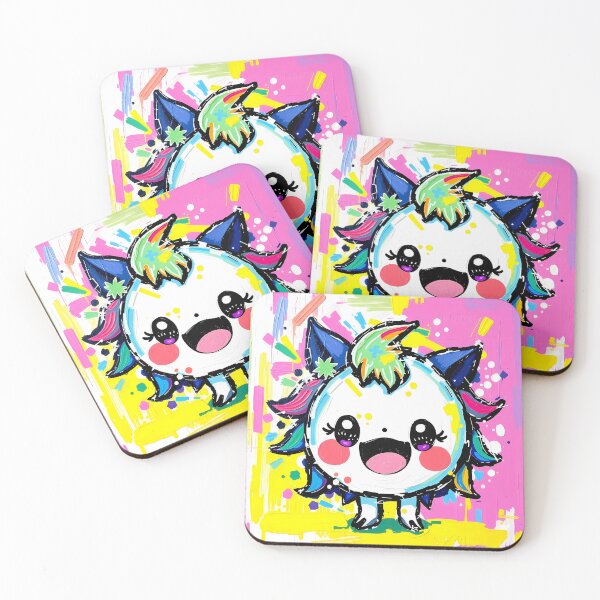 Item preview, Colorful 3d Art Monster Wallpaper Design Cute  designed and sold by ART ATTACK ZONE.