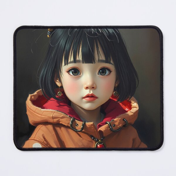 Item preview, Girl 3d Art Monster Wallpaper Design Cute designed and sold by ART ATTACK ZONE.