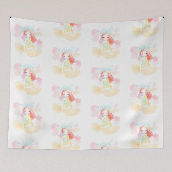 Item preview, Watercolors 3d Art Woman Wallpaper Design Cute  designed and sold by ART ATTACK ZONE.